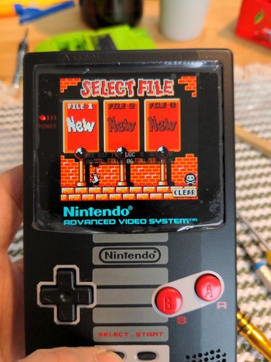 Gameboy Color IPS NES