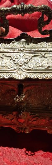 new antique bronze/brass? jewellery box