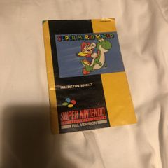 Snes Super Mario World Manual