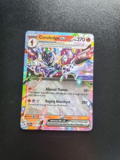 Ceruledge Ex Pokemon Card (036/191) from Surging Sparks