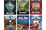 Children's Books - 5 Brand New Dog Man Paperback Books - Great Gift - 1 Used Condition