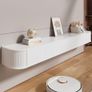 Floating TV Stand Unit with RGB LED Light - 220CM Wall Mounted Image 5