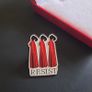 The handmades tale Resist enamel pin brooch badge Image 3
