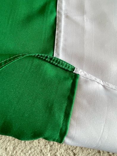 Handmade Fabric Irish Flag