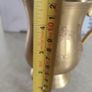 Vintage Engraved Brass Metal Cup Mug Wine Glass Made in India Image 6