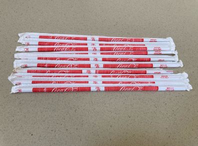 Coca Cola 10 Straws from the 90's