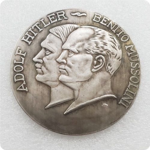 Ww2 Mark German Coin  Hitler Luftwaffe Swastika Nazi Warplane  Reichsmark