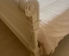 White French style bed