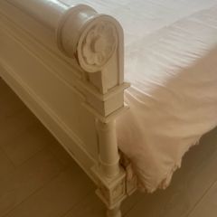 White French style bed