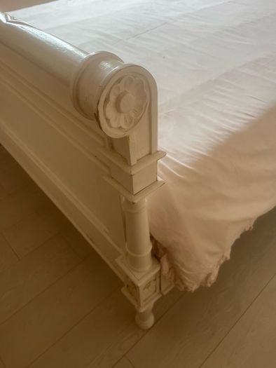 White French style bed