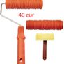 Wood Graining Painting Tool, Rubber Empaistic Wood Texture Pattern Roller with Handle, DIY Wood Grain Painting Tool Set Household Wall Art Paint for Wall Room Decoration Image 5