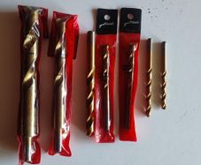 Premium Ataka HSS Titanium Drill Bits Metal Gold Individual Sizes 6mm to 20mm