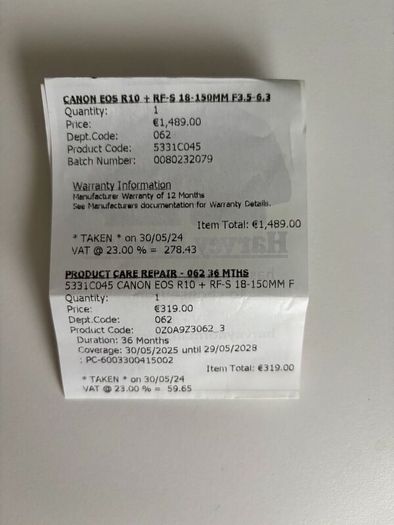 Canon Mirorless Camera