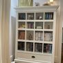 CD & DVD Cabinet.  Mahogany.  Perfect condiions. Image 2