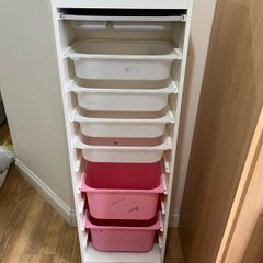 Trofast storage with boxes