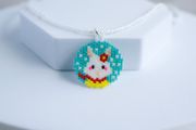 Cute Handmade Beaded Rabbit Necklace