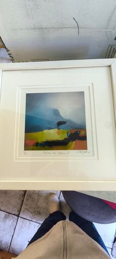 SET OF 2 FRAMED The artwork appears to be a limited edition print 1- Before the Storm II. 2- Evening by the Birch Tree.