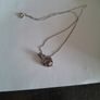 ladies silver chain and pendant Image 2