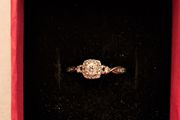9ct diamond ring size M