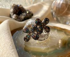 Diamond Designer-Inspired Multi-Color Diamond Floral Ring