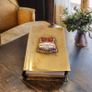 Vintage 1950s "Peerage" Brass Cambridge Crested Matchbox Sleeve Image 2