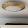 Designer Contemporary Ceiling Light. Gold Plated. Kolarz. Austria. As New Image 2