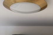 Designer Contemporary Ceiling Light. Gold Plated. Kolarz. Austria. As New