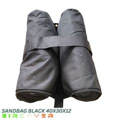 Double Sandbags  black : 40cm x 25cm x 12cm
