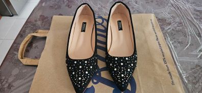 Rhinestone Flats Shoes