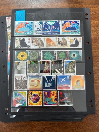 Stamp Collection Bundle GB Britain 1990-1999 MNH / FDC and more