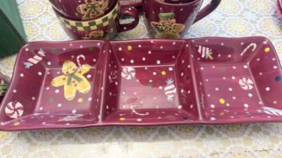 Christmas Platter Gingerbread Men