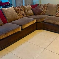 Corner L sofa + armchair