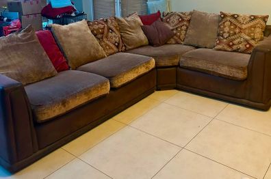 Corner L sofa + armchair