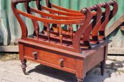 Antique Canterbury Magazine Rack KAS810