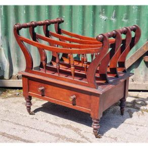 Antique Canterbury Magazine Rack KAS810