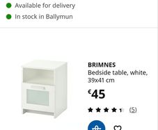 bedside locker