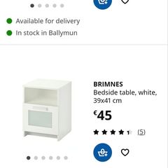 bedside locker