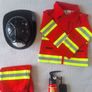 Kids Firefighter Costume Set Age 2 to 3 Image 2