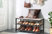 New Shoe Rack Bench With Mesh Shelves - FREE P&amp;P