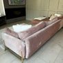 Calligaris Blush Pink Corner Sofa with Chaise Longue Image 2