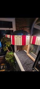 stained glass lights x2