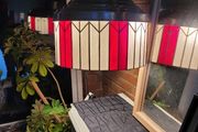 stained glass lights x2