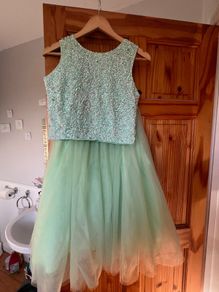 Beautiful Sequin crop top and ballerina skirt