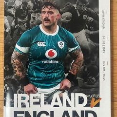 2025 Ireland v England - Guinness Six Nations Championship Programme