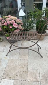 Wrought Iron Bench