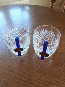 TIPPERARY Crystal Whiskey glasses