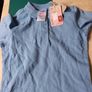 Girls School  Blue Polo Shirts X 4.  Age 6-7 years.   B.N.W.T. Image 4