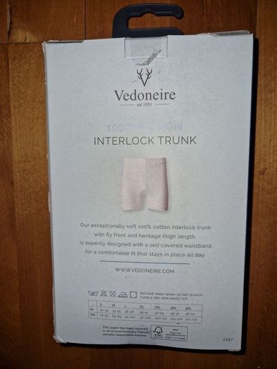 vedoneire boxers size L 36-38inch waist