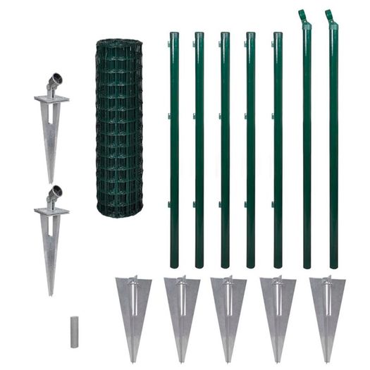 Euro Fence Steel 10x1 m Green