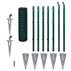 Euro Fence Steel 10x1 m Green